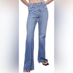 Zara blue flare jeans